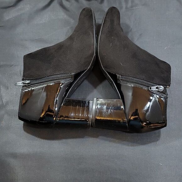 LIFE STRIDE BLOCK HEEL ALMOND TOE ZIP CLOSURE BOOTIE - Picture 12 of 15